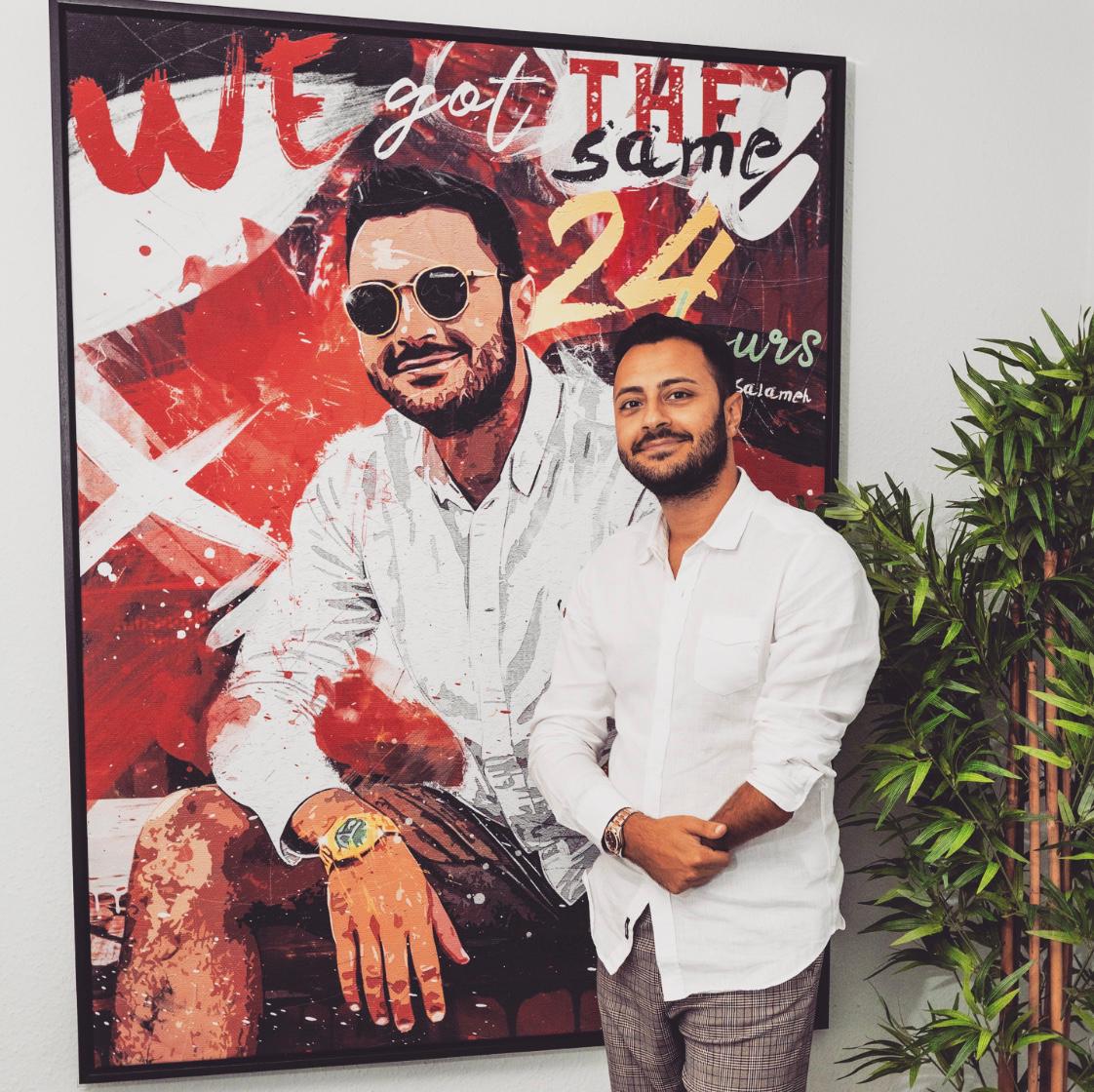 Order a commissioned piece - canvas print