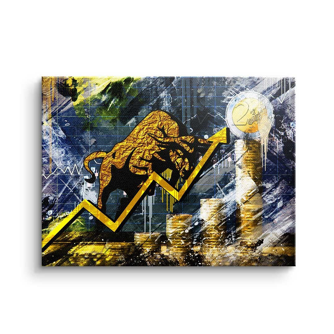 STOCK EXCHANGE AND TRADING Wall Art | Beautiful Canvas Art ready to hang | XXL stock exchange and trading