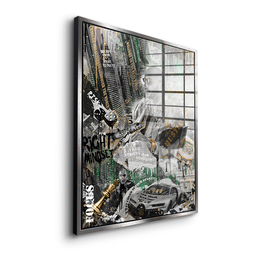 Premium Acrylic Glass Print - Andrew Tate V1 – DOTCOMCANVAS®