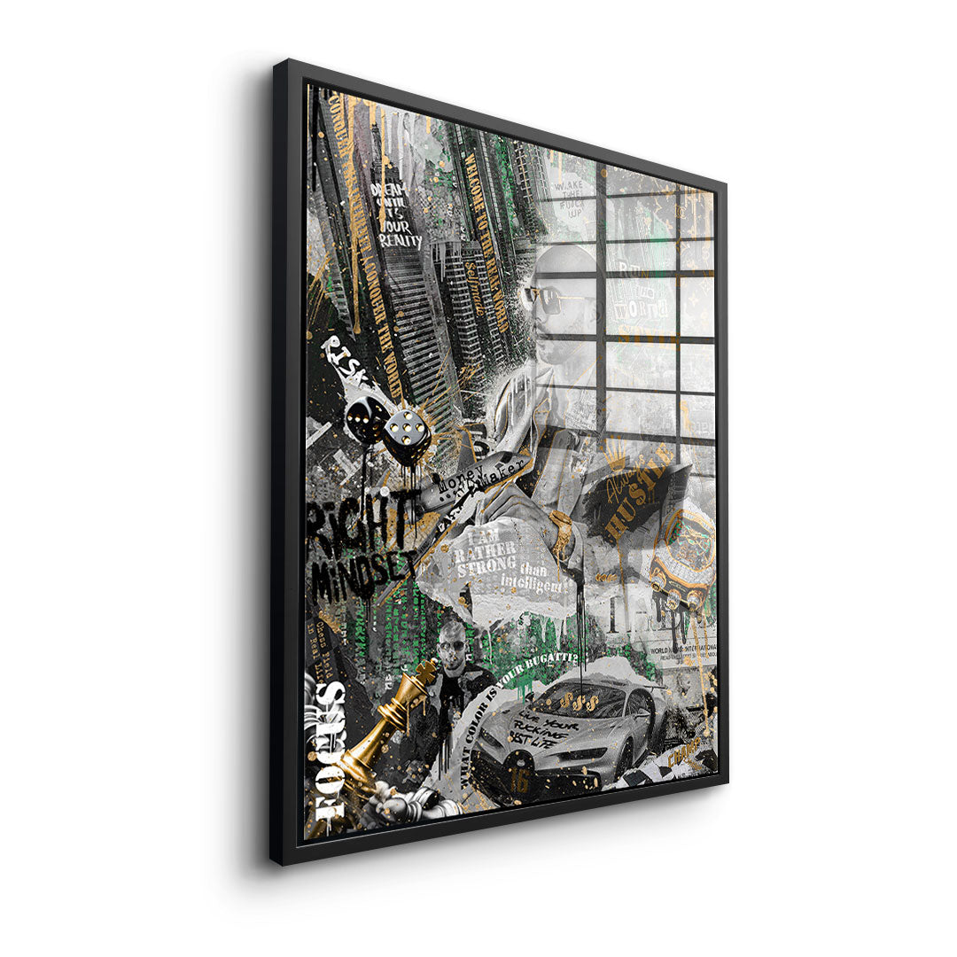 Luxury Gold Leaf Wall Art - Andrew Tate V1 – DOTCOMCANVAS®
