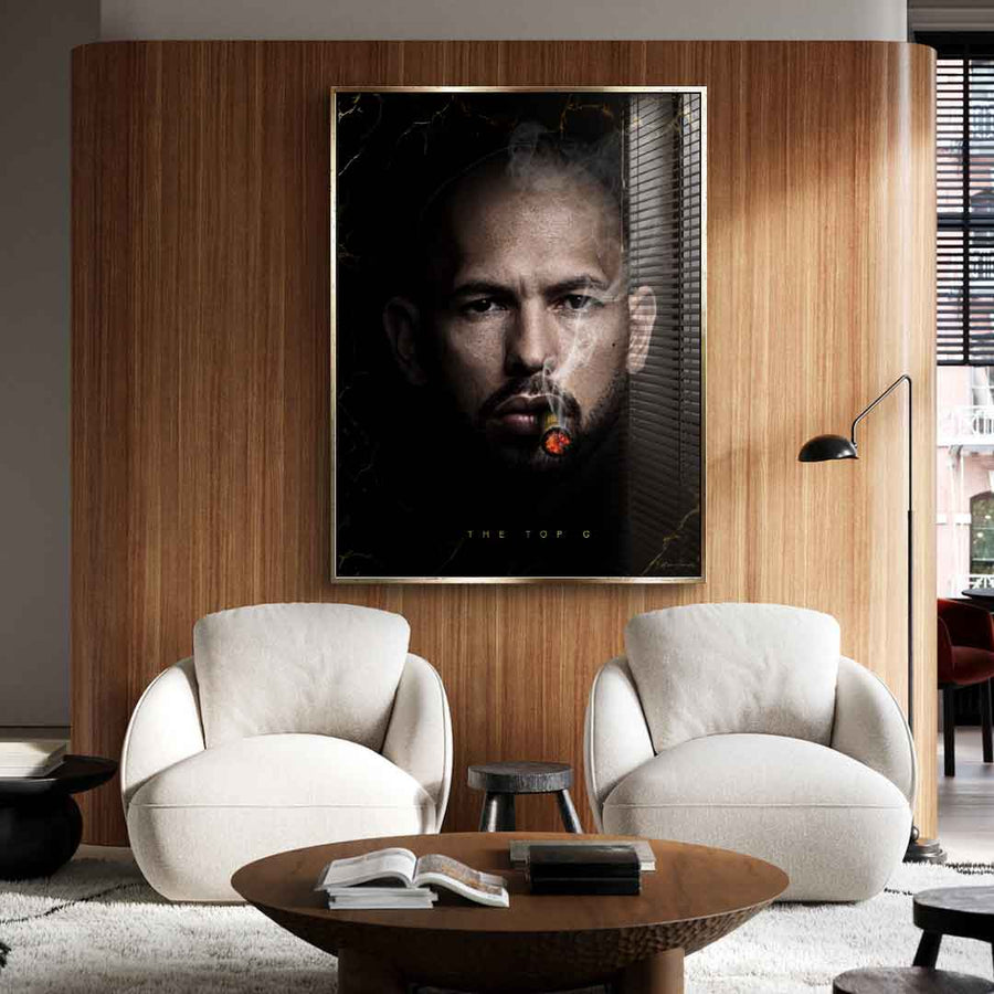 Andrew Tate V3 The Top G - Blattgold