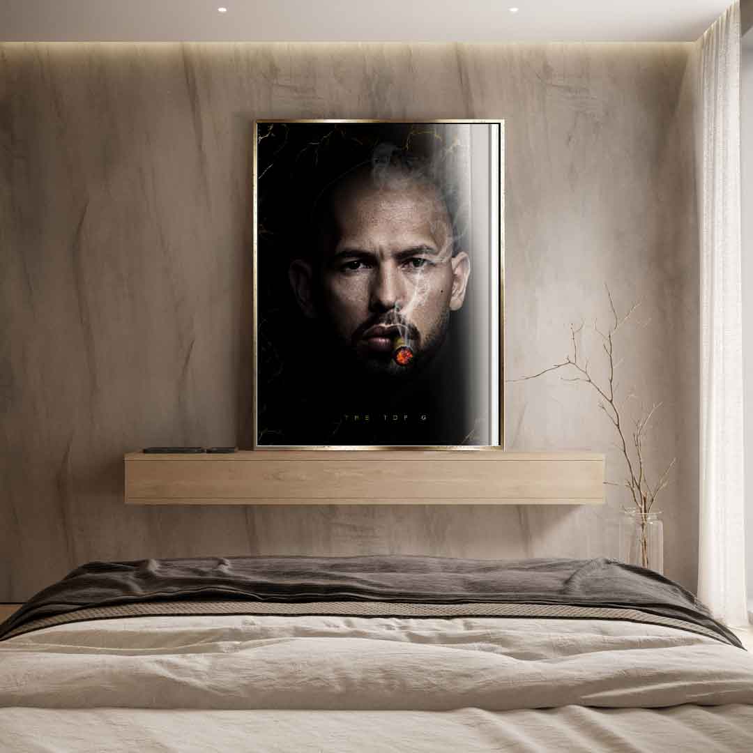 Andrew Tate V3 The Top G - Blattgold