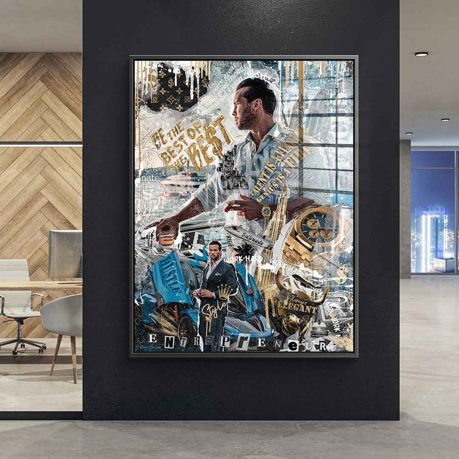 Tristan Tate - Acrylic glass