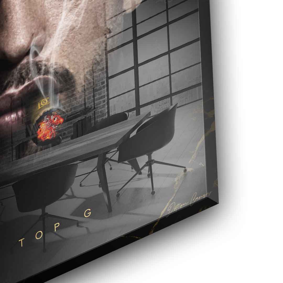 Andrew Tate V3 The Top G - Blattgold