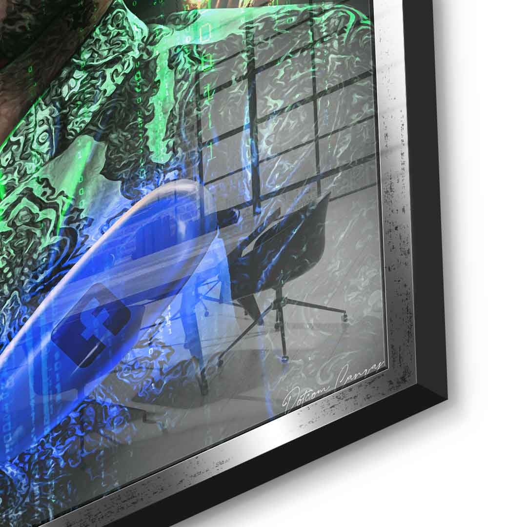 Andrew Tate V2 Fight the Matrix - acrylic glass
