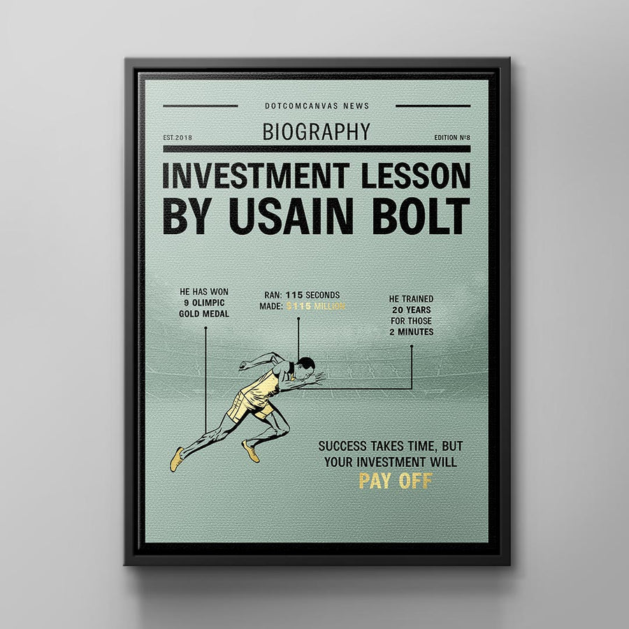 USAIN BOLD INVESTMENT LESSON – Vorderseite