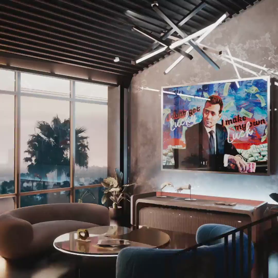 Video laden: I dont get lucky I make my own luck - Acrylglas