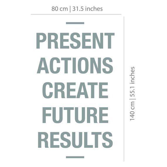 Future Actions create future Results
