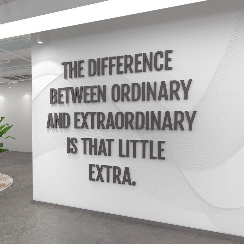 The Difference between ordinary and extraordinary
