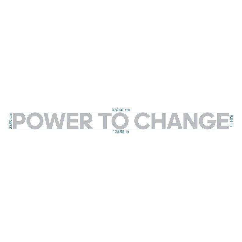 The Power to change