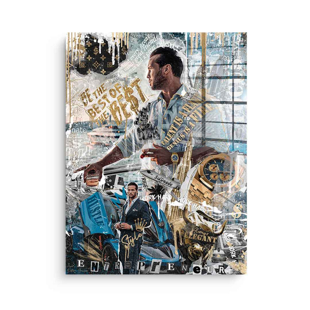 Tristan Tate als Acrylglasbild von DOTCOMCANVAS®