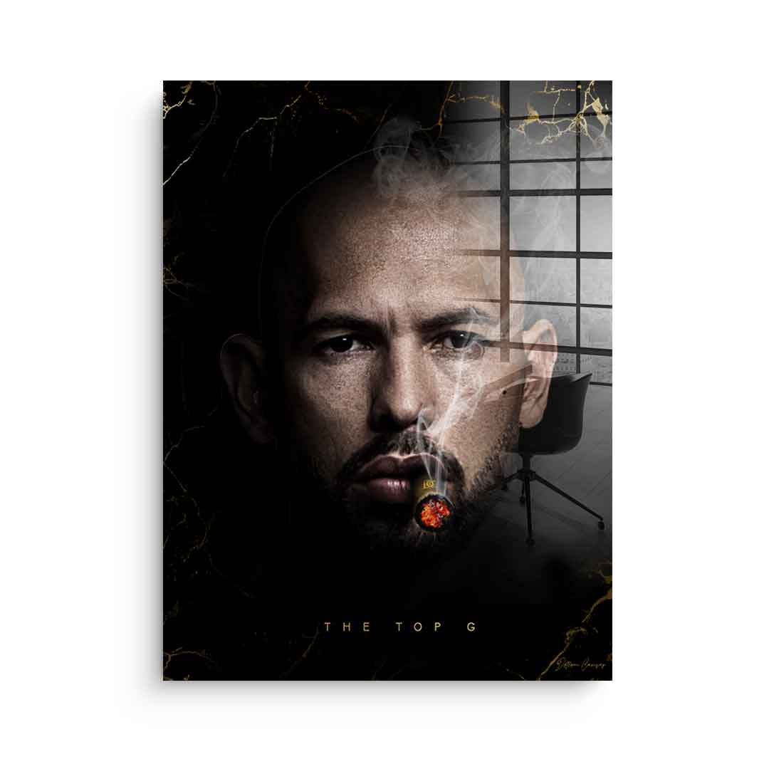 Andrew Tate V3 The Top G - Acrylglas