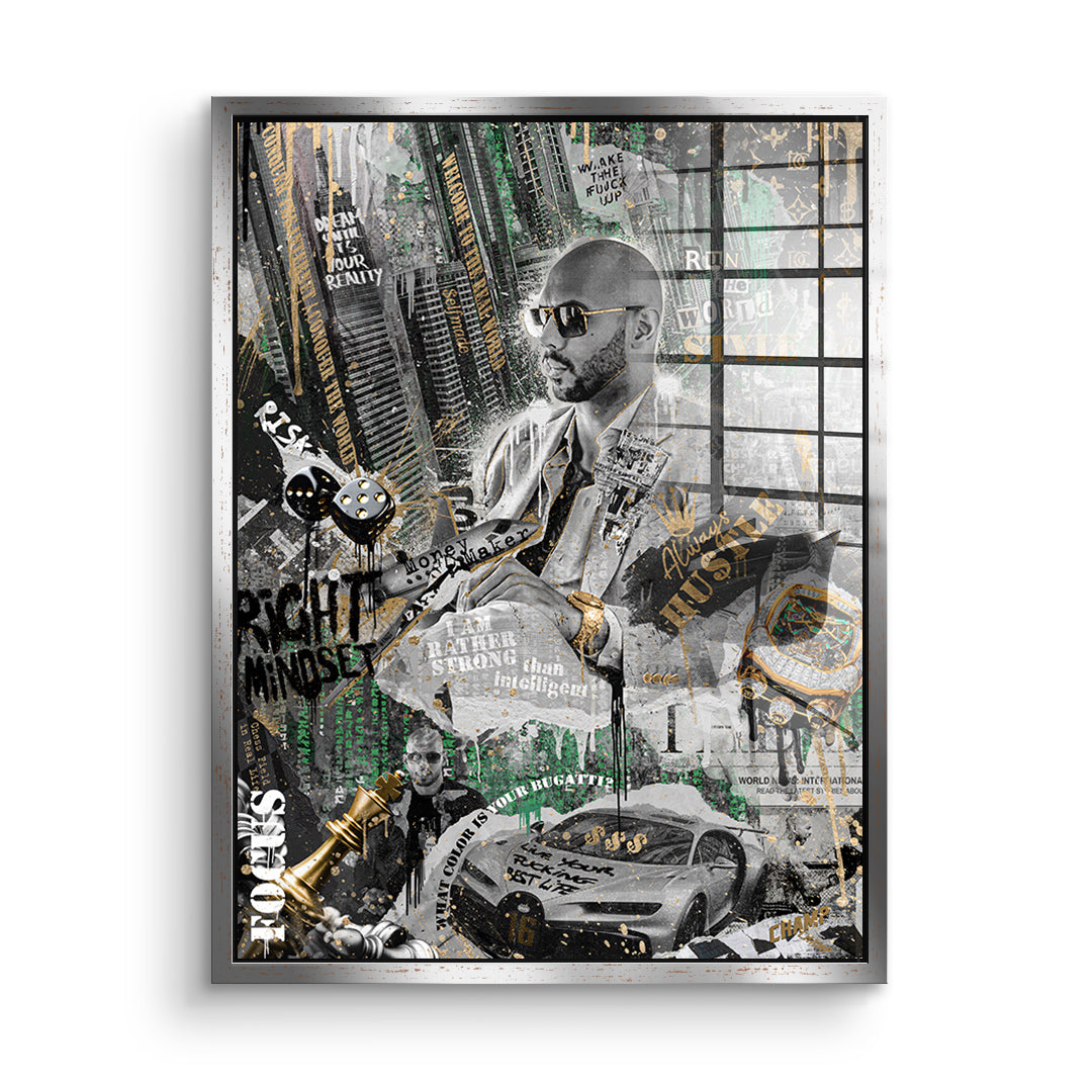 Premium Acrylic Glass Print - Andrew Tate V1 – DOTCOMCANVAS®