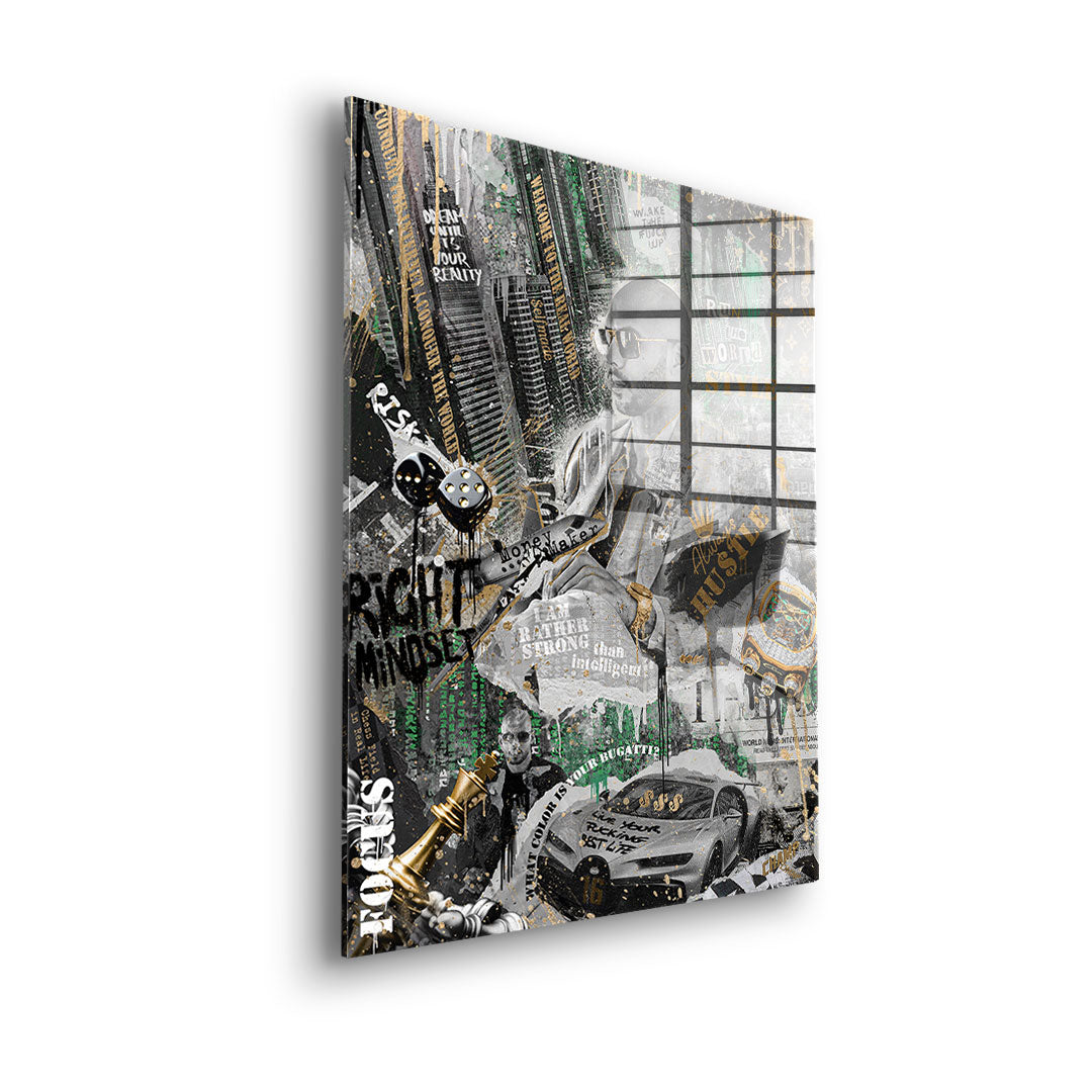 Premium Acrylic Glass Print - Andrew Tate V1 – DOTCOMCANVAS®