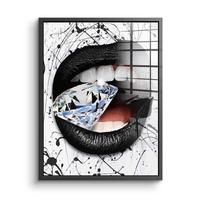 Diamond Mouth - Acrylglas