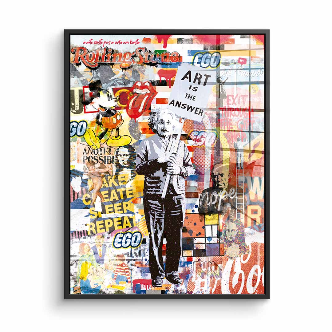 Art is the Answer - Acrylic glass