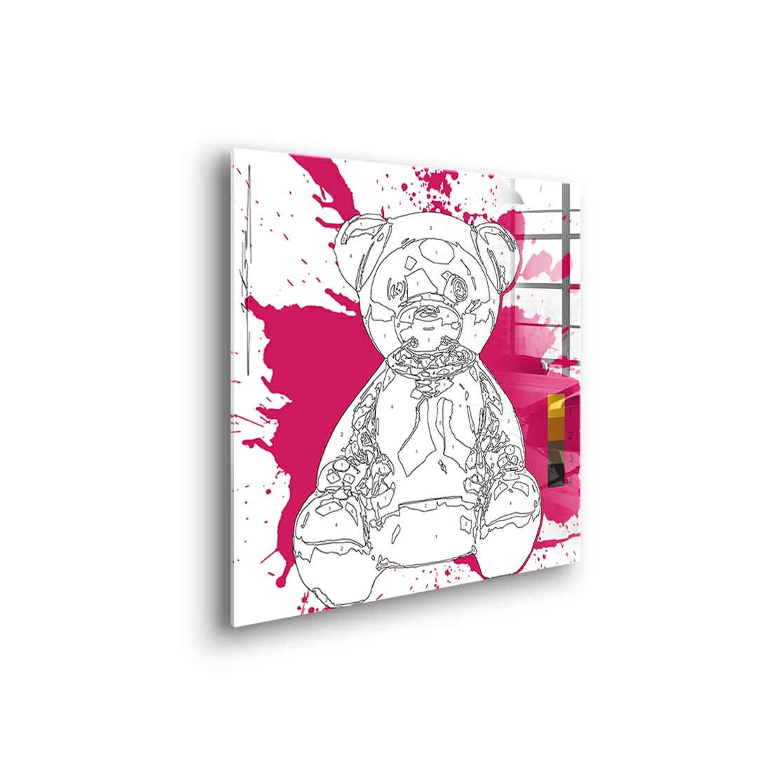 Bear Splash - Acrylglas