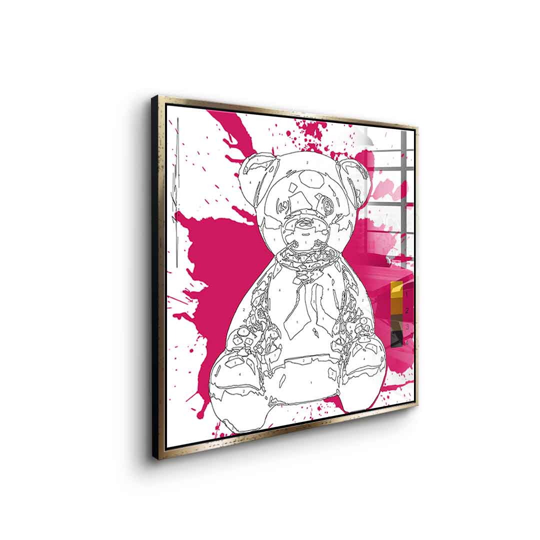 Bear Splash - Acrylglas