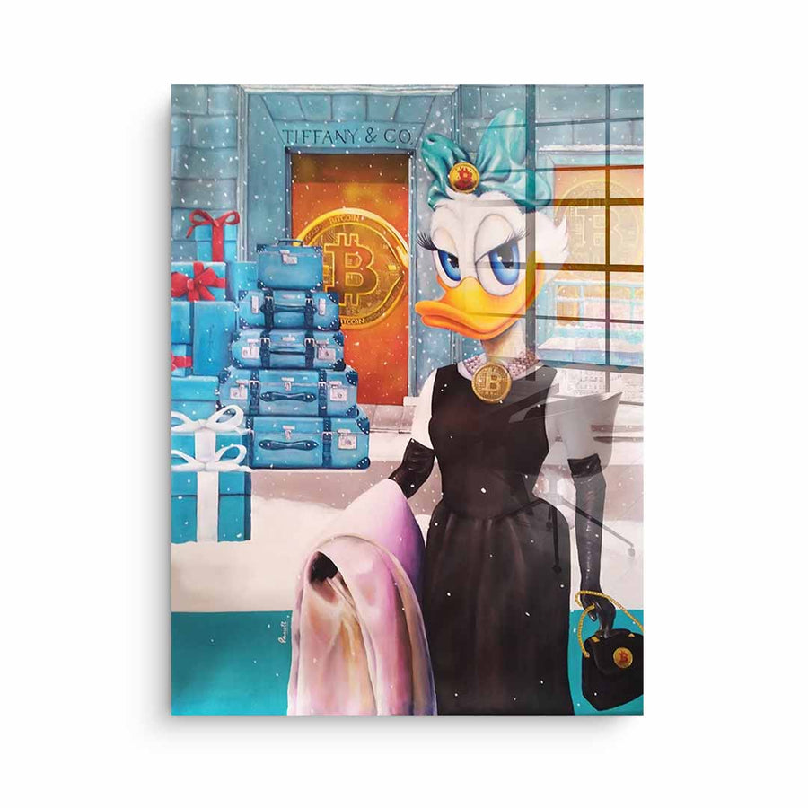 Shopping Queen - Acrylic glass – front