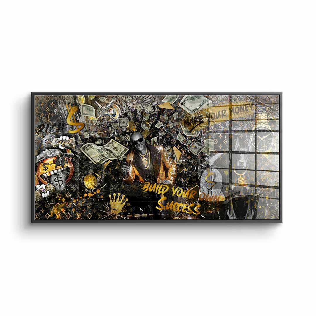 Build your own success - acrylic glass