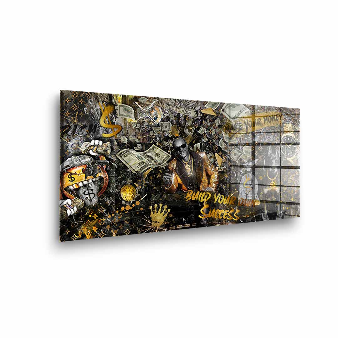 Build your own success - acrylic glass