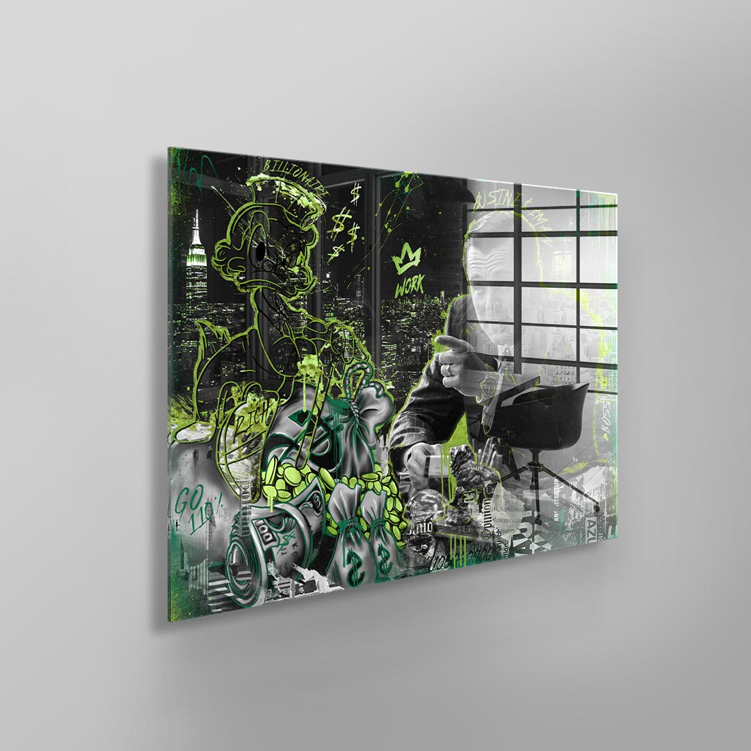 BUSINESS MAN - Acrylic glass