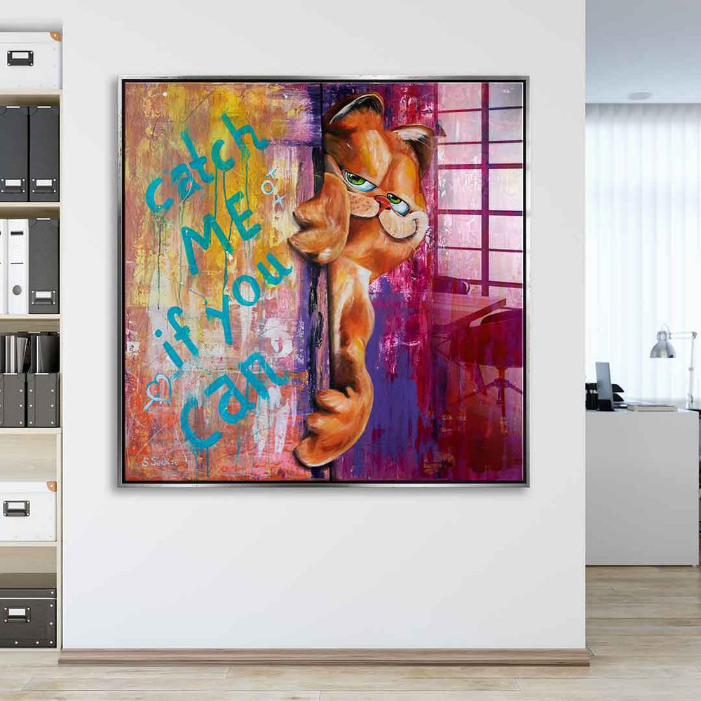 Catch me if you can Acrylglasbild – Ansicht 2