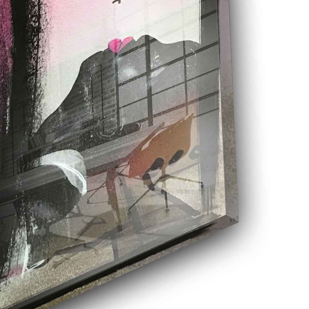 Rose Champagne - Acrylic glass