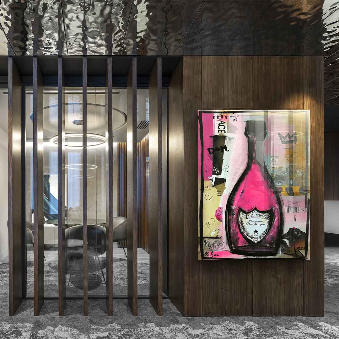 Rose Champagne - Acrylic glass