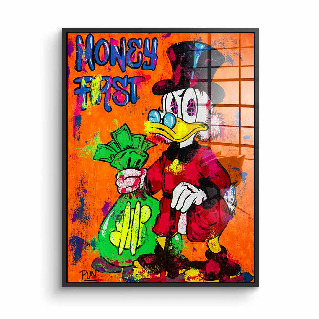 Money First - Acrylglas
