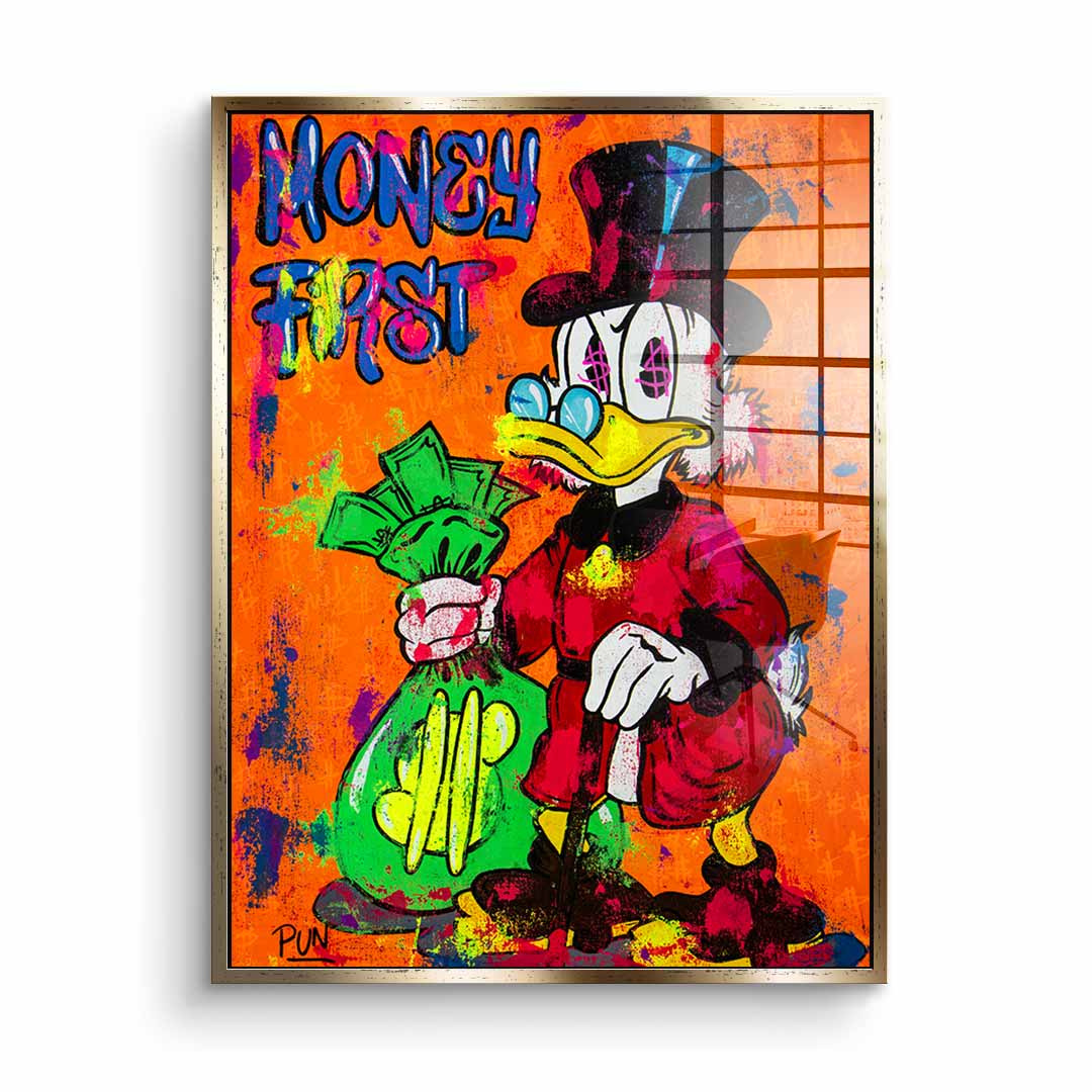 Money First - Acrylglas