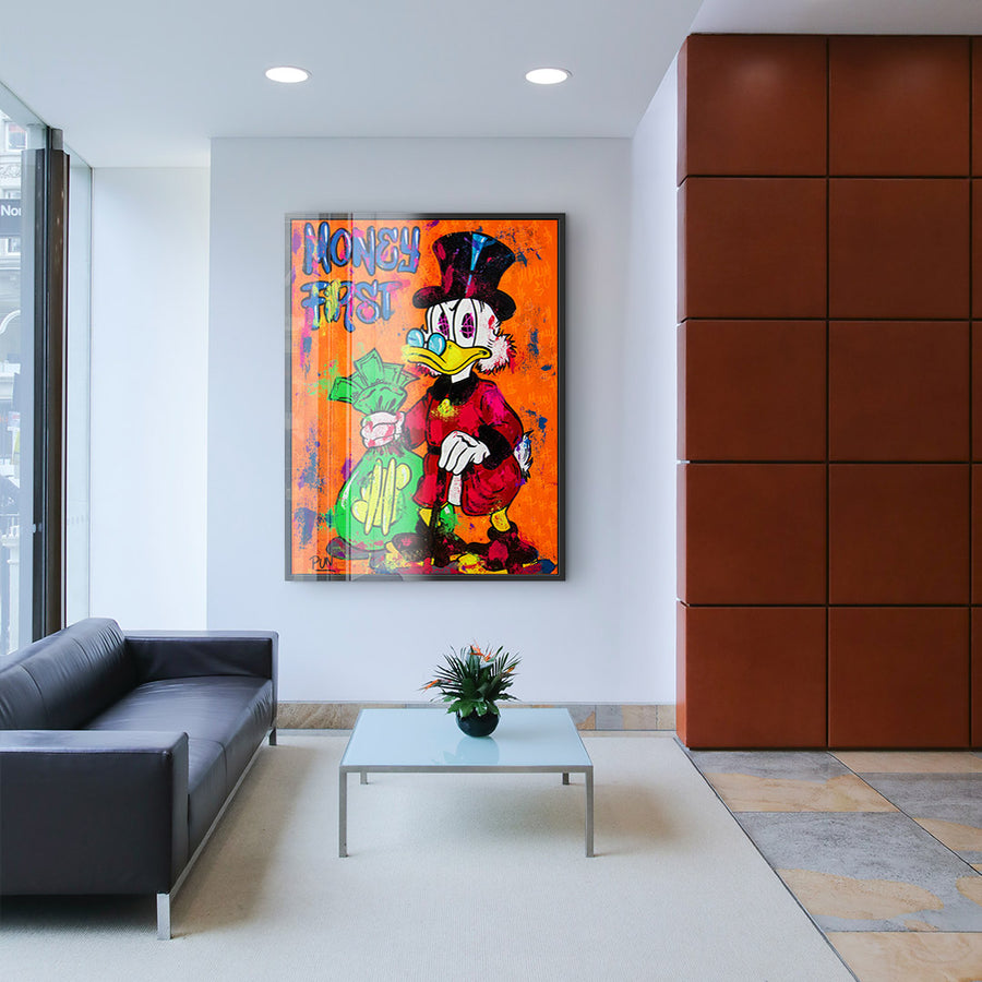 Money First - Acrylic glass
