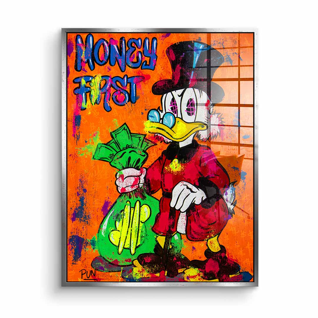 Money First - Acrylglas