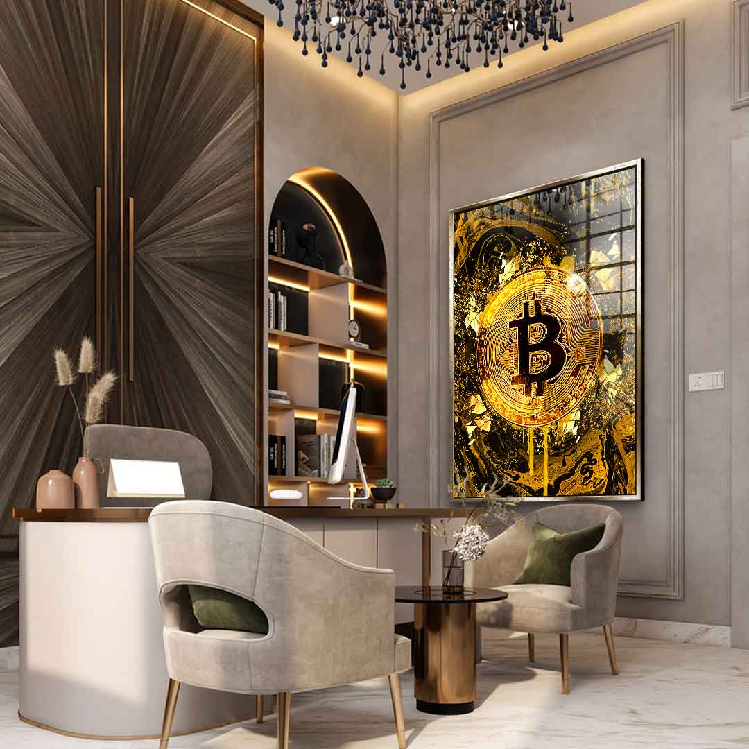 Goldrush Bitcoin - Acrylic