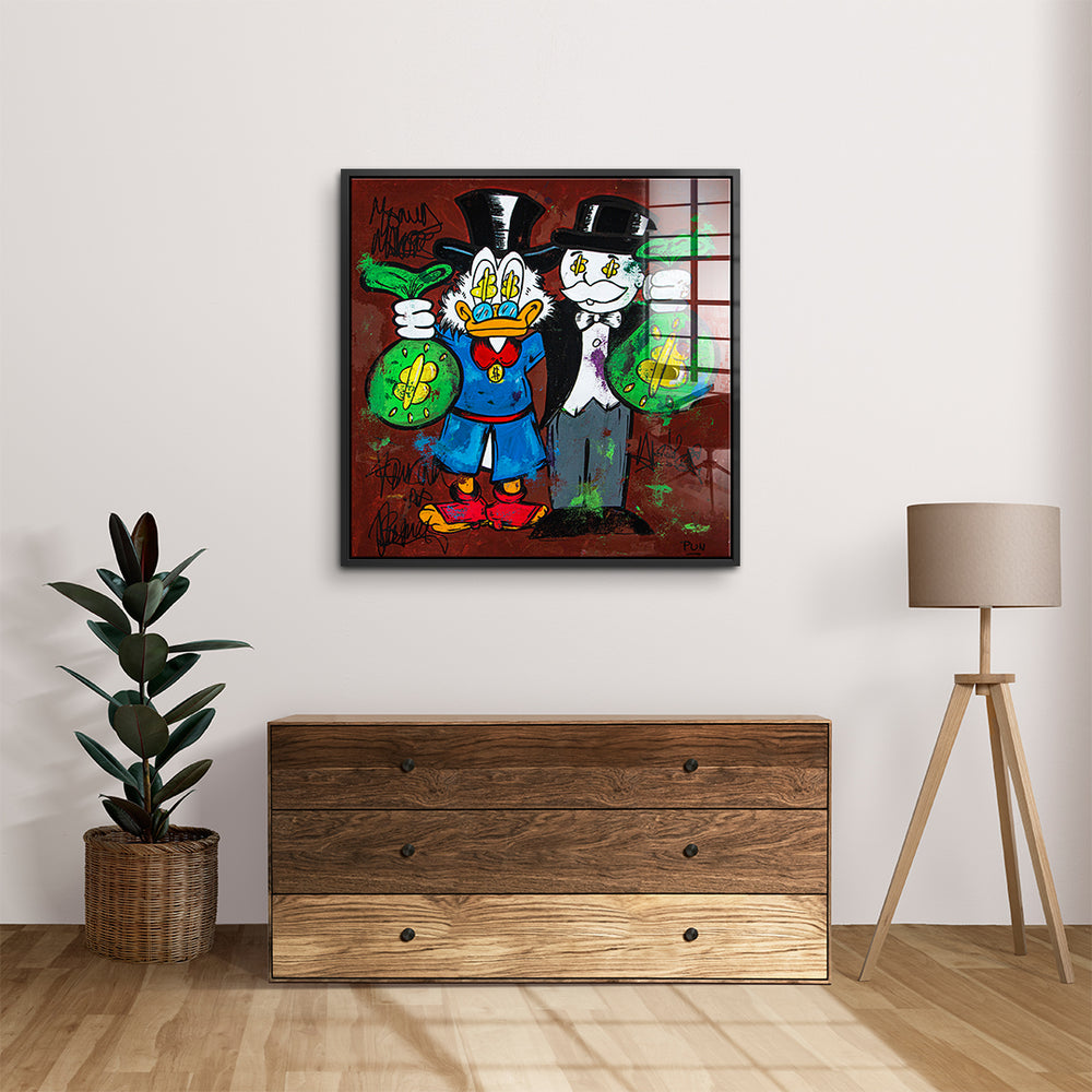 Hustle Friendship Acrylglasbild – Ansicht 3