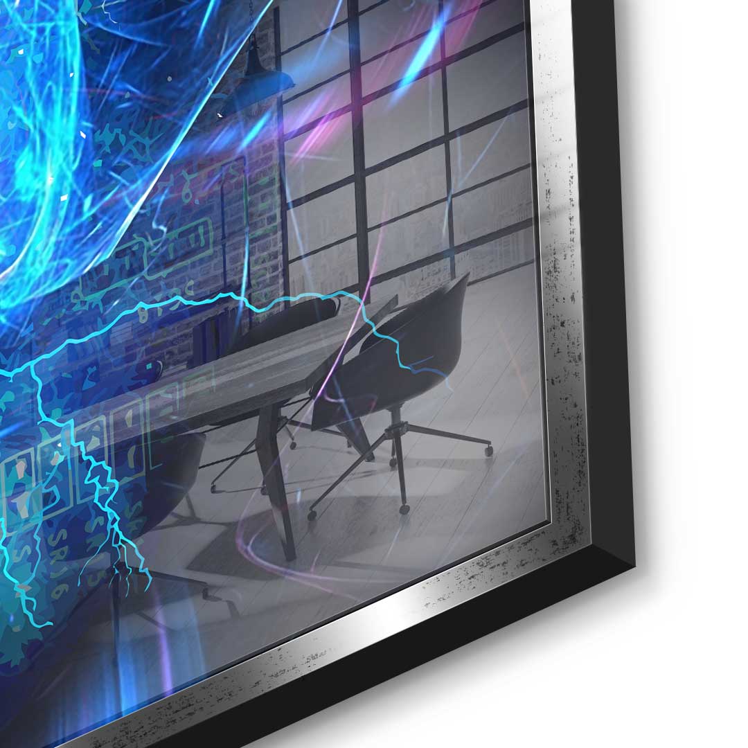 Electro Bitcoin - Acrylic glass