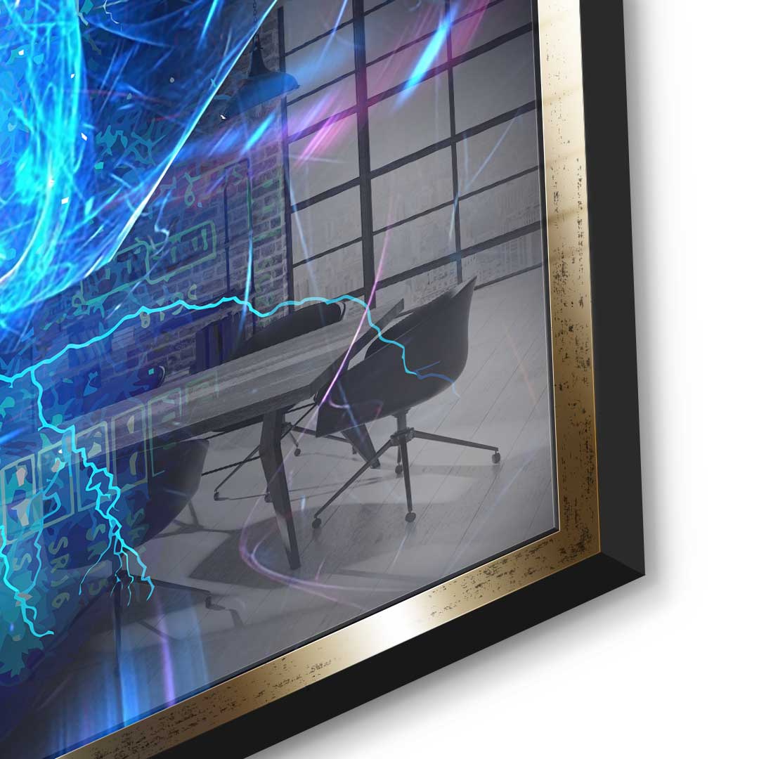 Electro Bitcoin - Acrylic glass