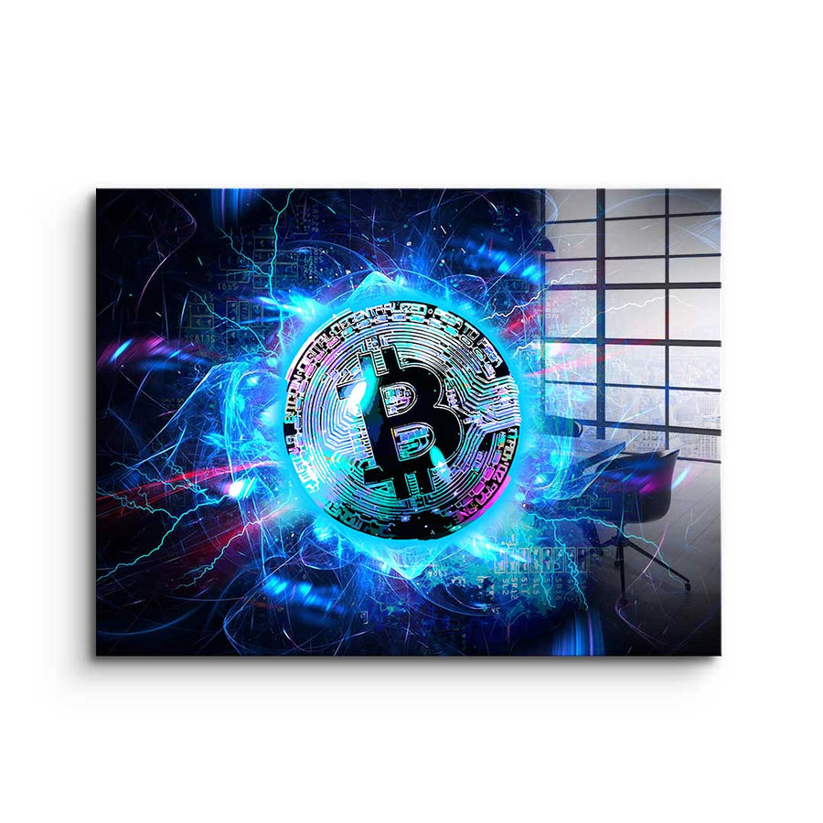 Electro Bitcoin - Acrylic glass