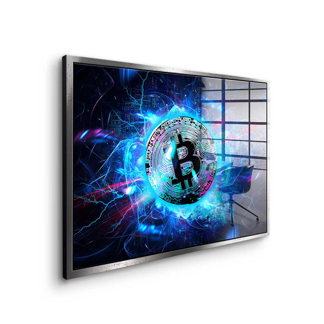 Electro Bitcoin - Acrylic glass