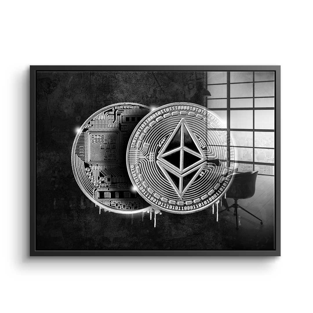 Ethereum Coin - Acrylglas