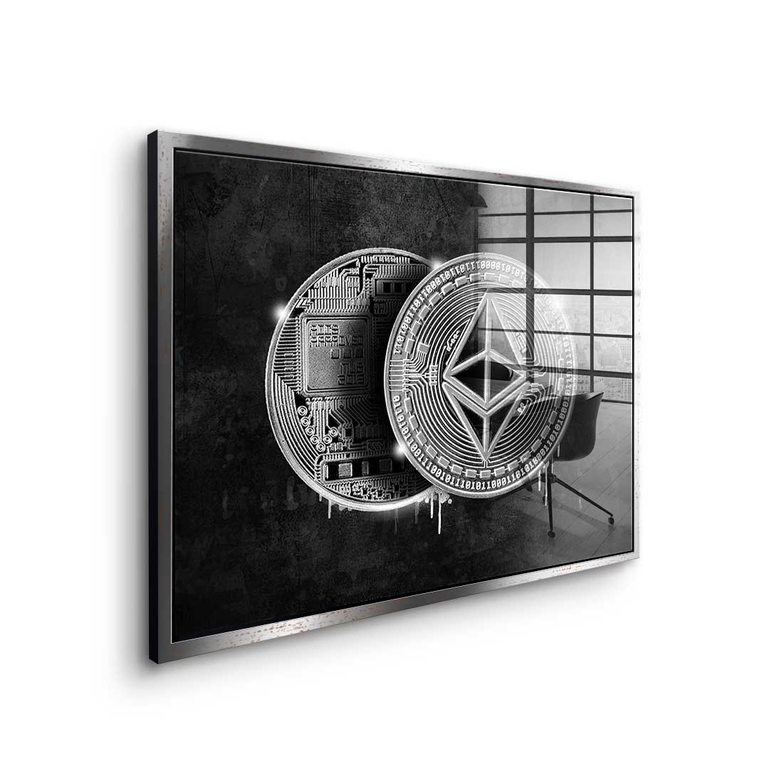 Ethereum Coin - Acrylic glass