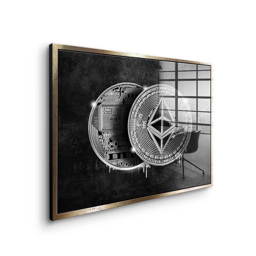 Ethereum Coin - Acrylic glass