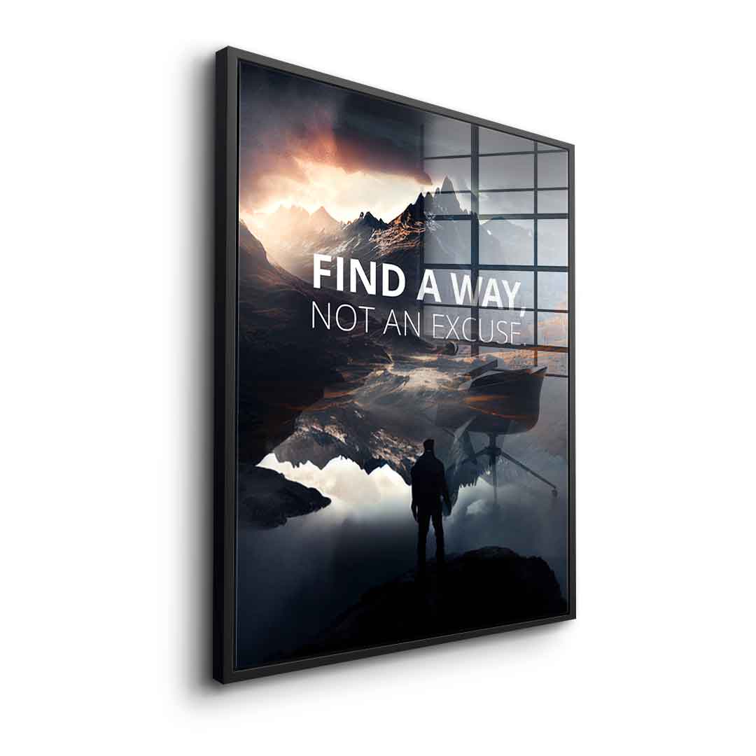 Find a way - Acrylglas