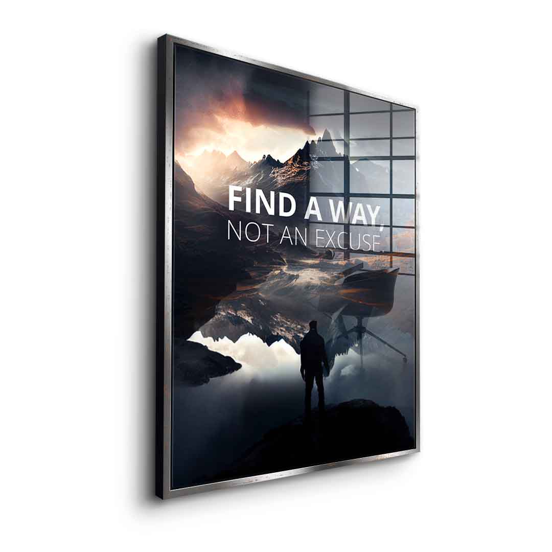 Find a way - Acrylglas