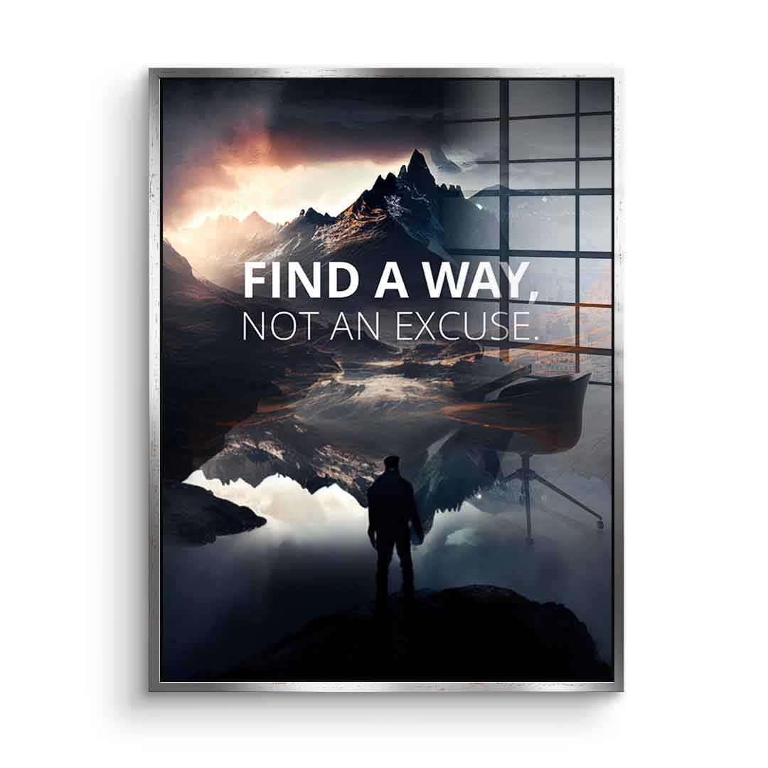 Find a way - Acrylglas