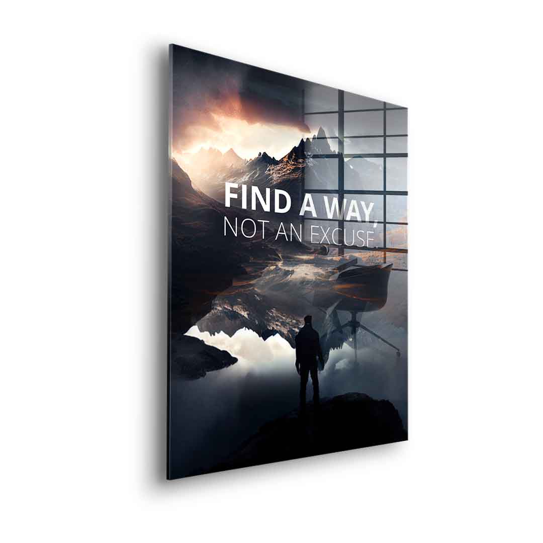 Find a way - Acrylglas