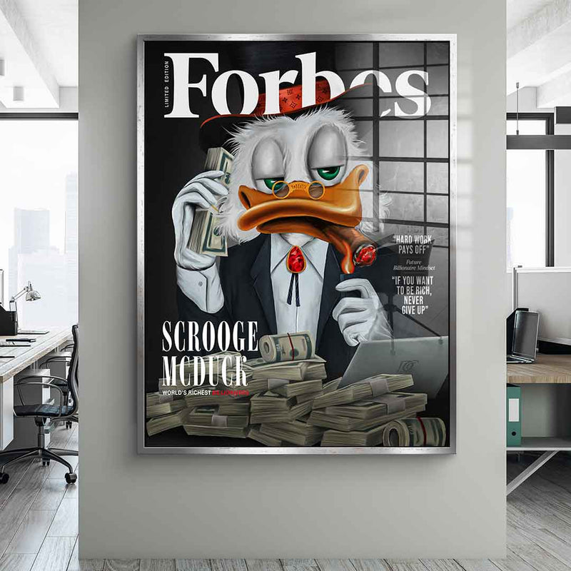 Billionaire Duck - acrylic