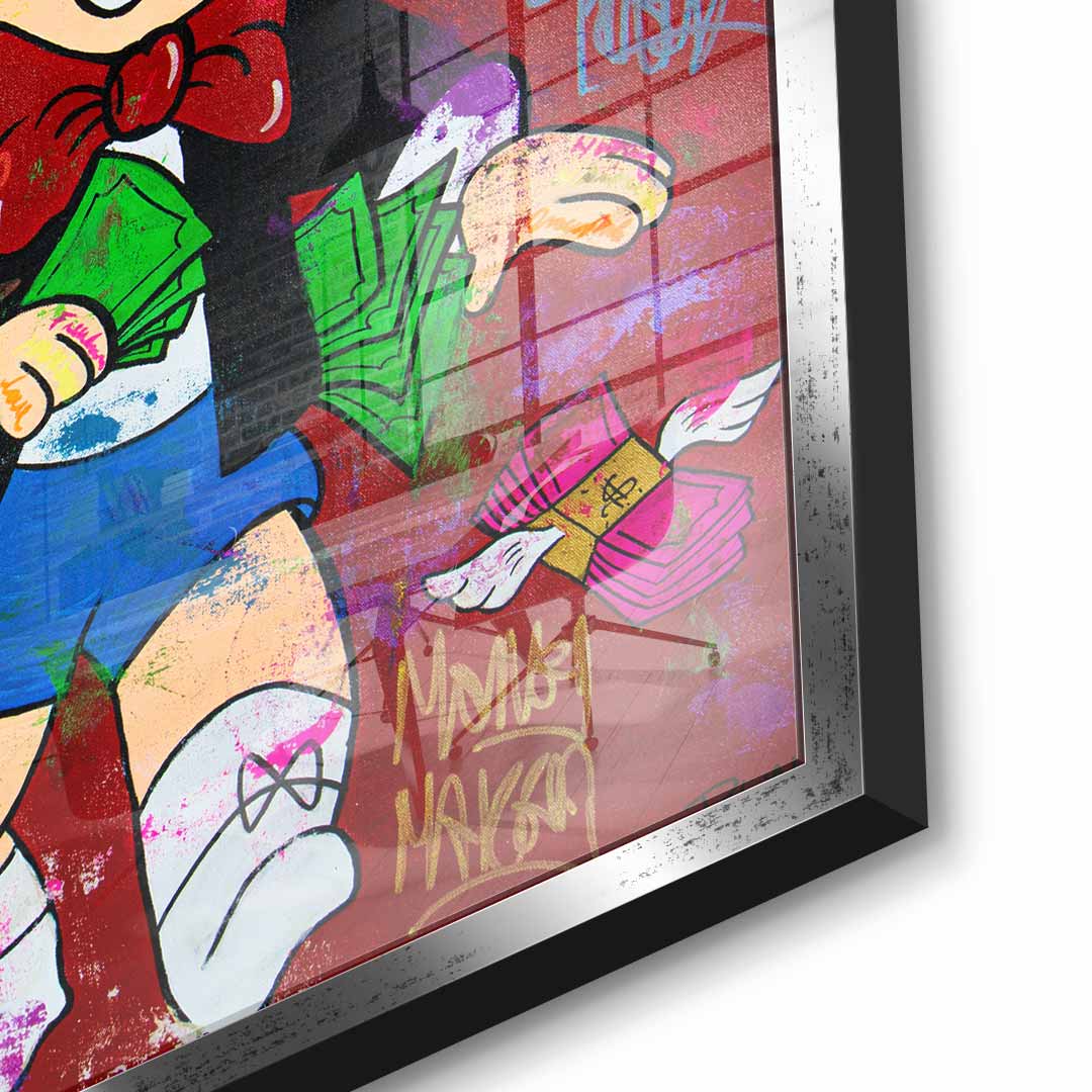 Retire young - Acrylic glass