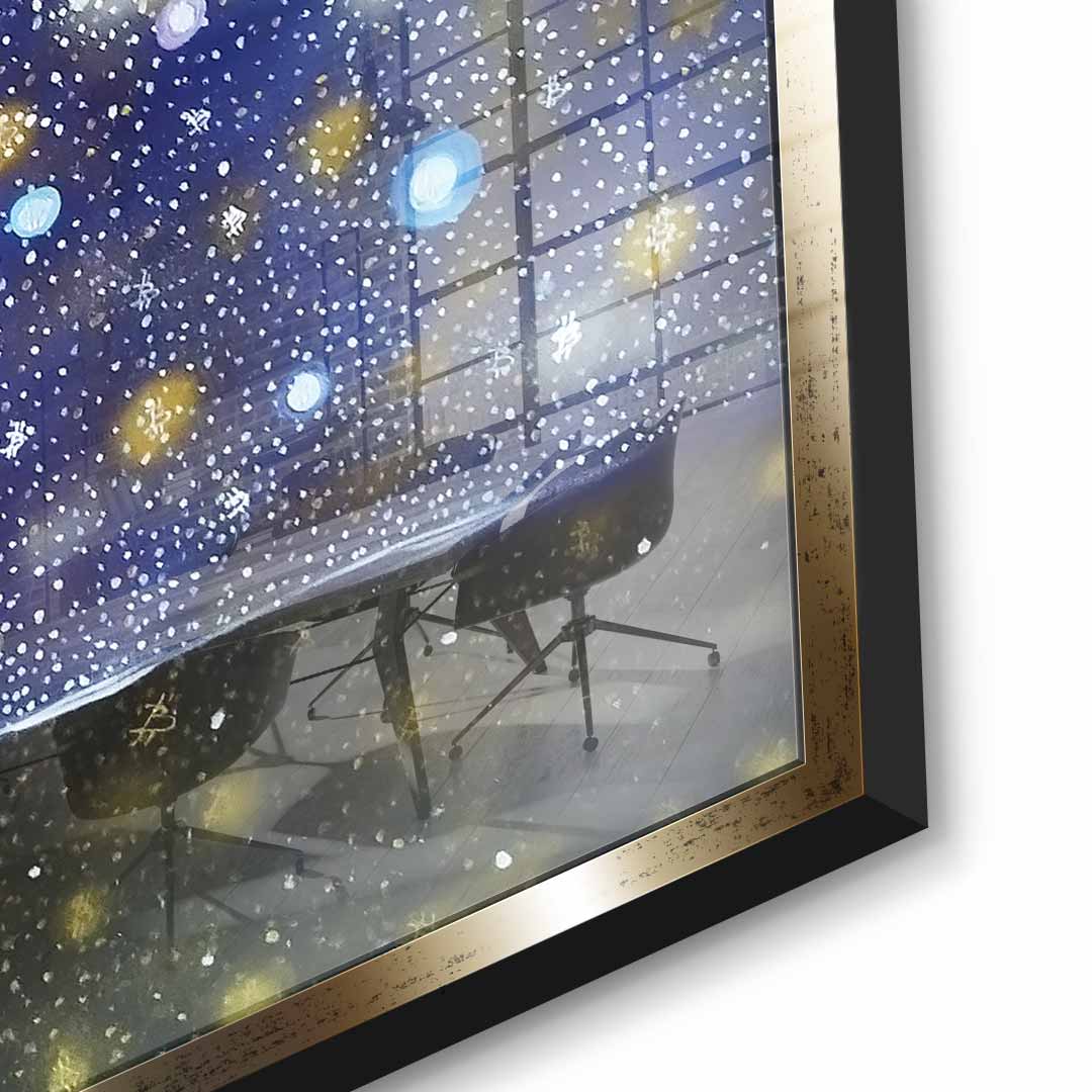 In Red we dream Gold - Acrylglas