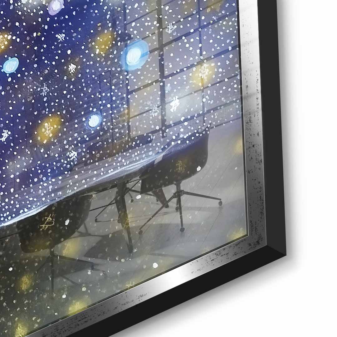 In Red we dream Gold - Acrylglas